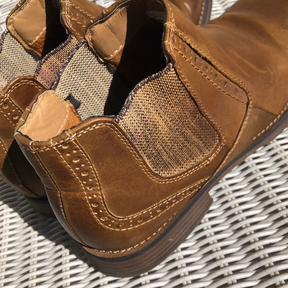 Steve Madden Mens Brown Leather Slip In Ankle Chukka Boots Size 9 main image 5
